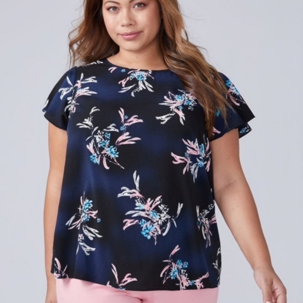 Lane Bryant Floral Top